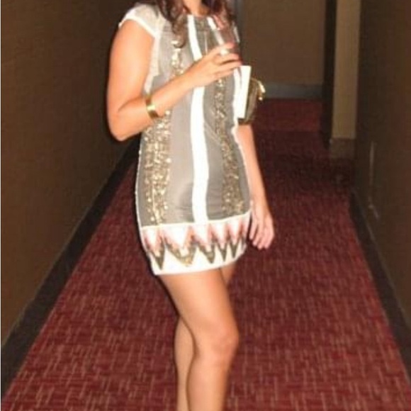 All Saints Aztec Dazzle Spitalfields sequin dress - Picture 3 of 6